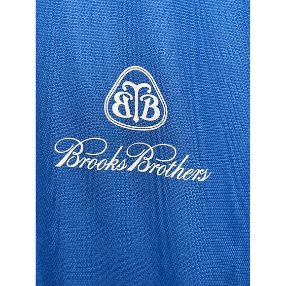 NEW Brooks Brothers Country Club ProSport Polo Shirt Blue Mens Large 5155 26711 - Picture 2 of 8